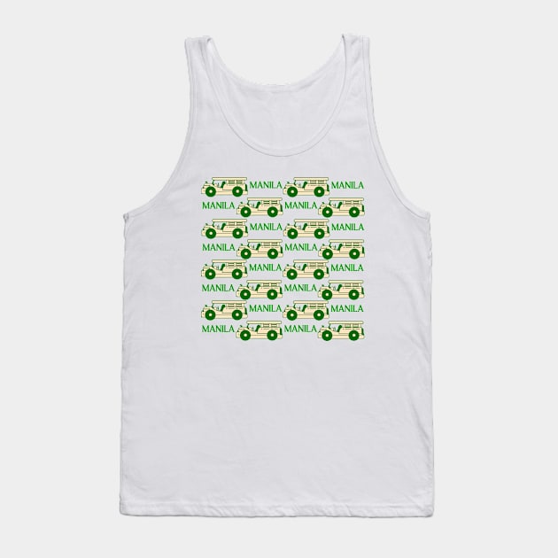 PHILIPPINE JEEPNEY PINOY PATTERN MUG Tank Top by Aydapadi Studio